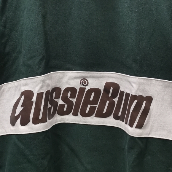 🆕💎 Rare Men's Aussiebum Short Sleeve Rugby Shirt Size Small Made In Australia - Picture 5 of 5